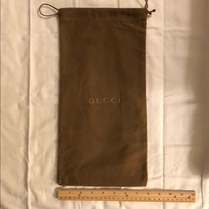 💯 Gucci Long Brushed Cotton Dust Bag Cover
